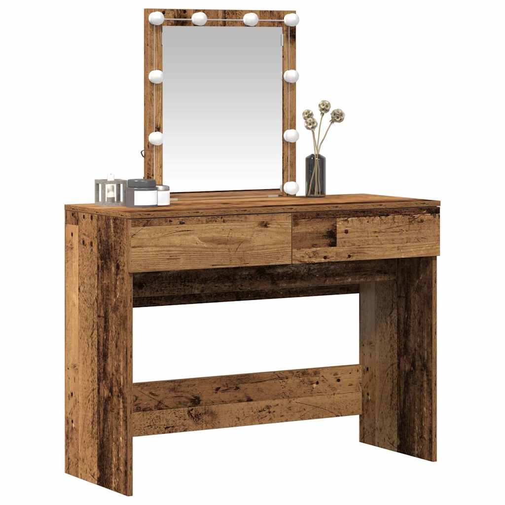 Plafondtafel met lade Oudhout 100 x 40 x 130 cm Bewerkt hout is nu te koop bij PeponiXL, paradijselijk wonen!