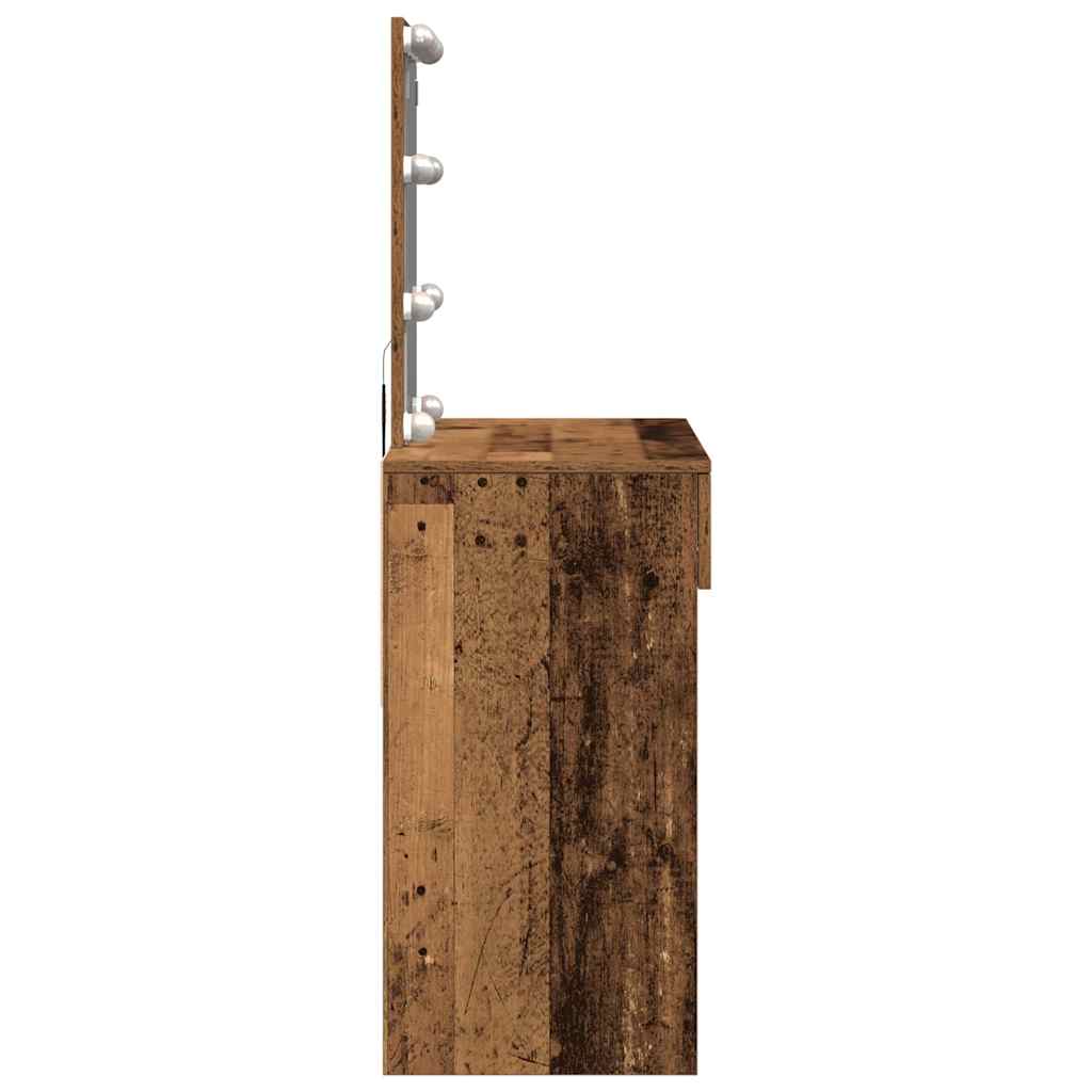 Plafondtafel met lade Oudhout 100 x 40 x 130 cm Bewerkt hout is nu te koop bij PeponiXL, paradijselijk wonen!