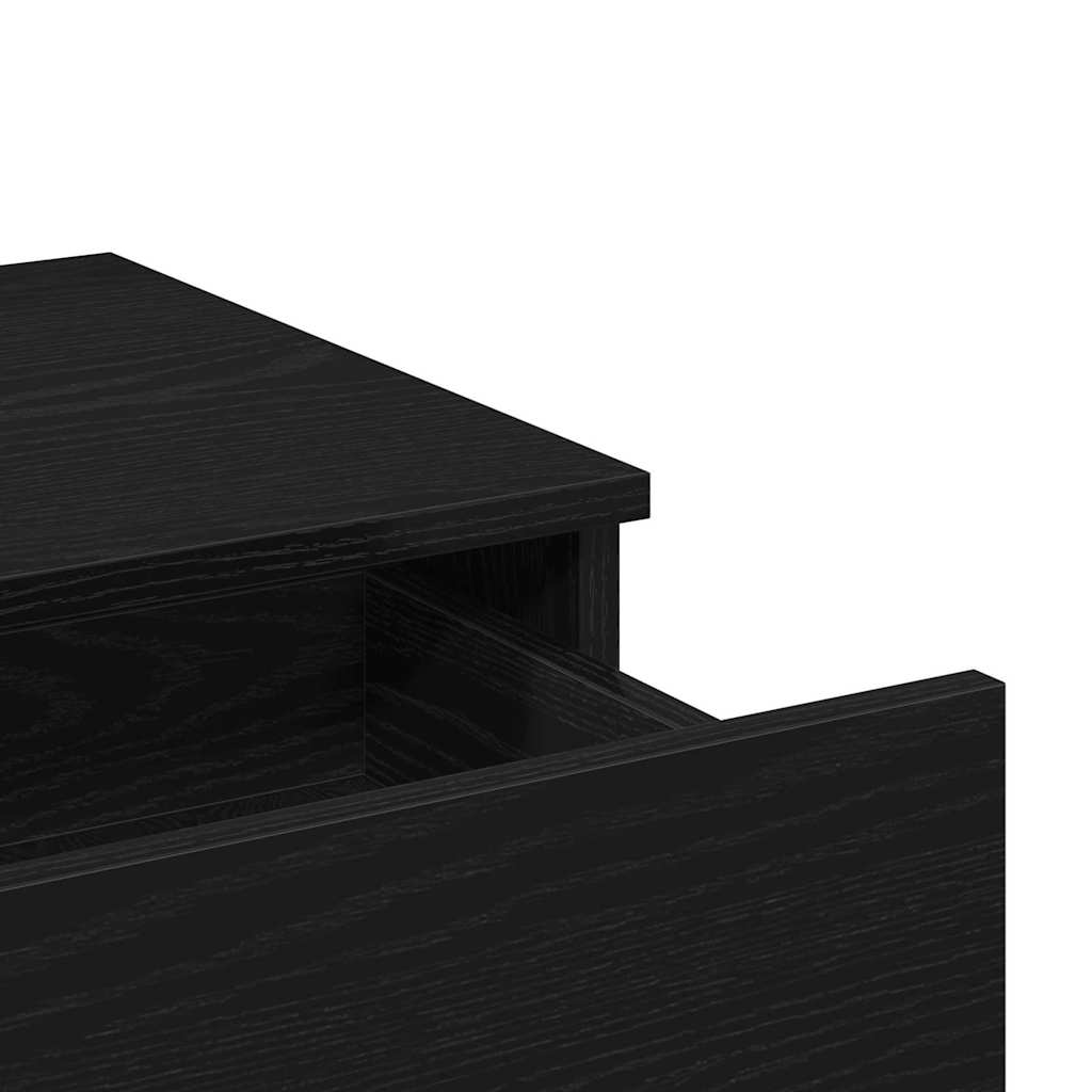 Plafondtafel Zwart Eiken 100 x 40 x 130 cm Bewerkt hout is nu te koop bij PeponiXL, paradijselijk wonen!