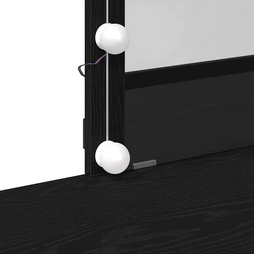 Plafondtafel Zwart Eiken 100 x 40 x 130 cm Bewerkt hout is nu te koop bij PeponiXL, paradijselijk wonen!