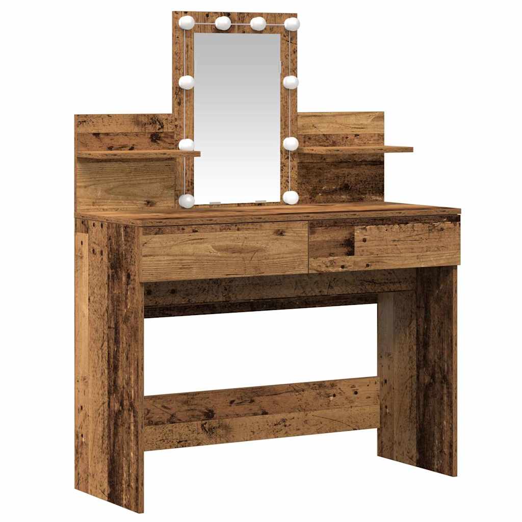Plafondtafel met lade Oudhout 100 x 40 x 130 cm Bewerkt hout is nu te koop bij PeponiXL, paradijselijk wonen!