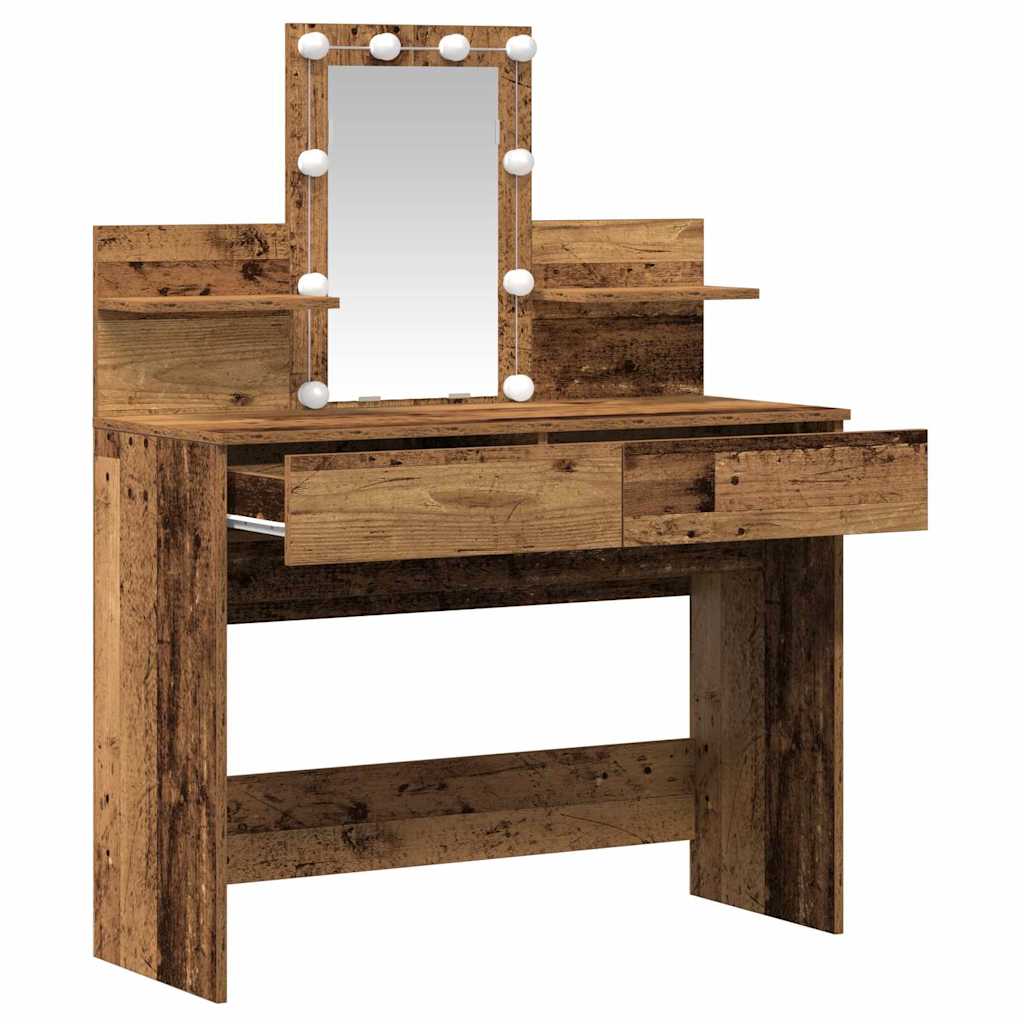 Plafondtafel met lade Oudhout 100 x 40 x 130 cm Bewerkt hout is nu te koop bij PeponiXL, paradijselijk wonen!