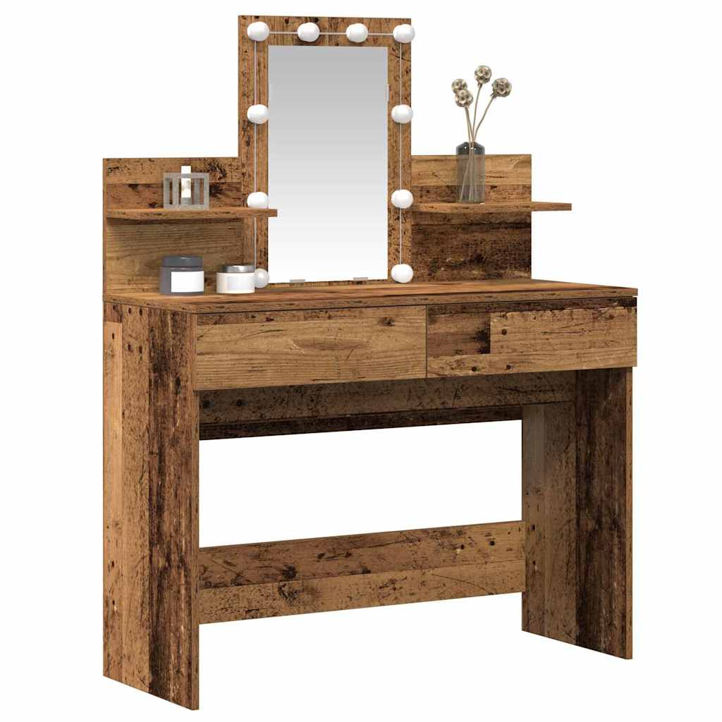 Plafondtafel met lade Oudhout 100 x 40 x 130 cm Bewerkt hout is nu te koop bij PeponiXL, paradijselijk wonen!
