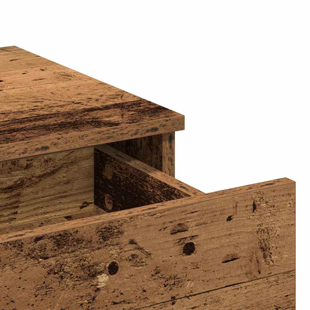 Plafondtafel met lade Oudhout 100 x 40 x 120 cm Bewerkt hout is nu te koop bij PeponiXL, paradijselijk wonen!