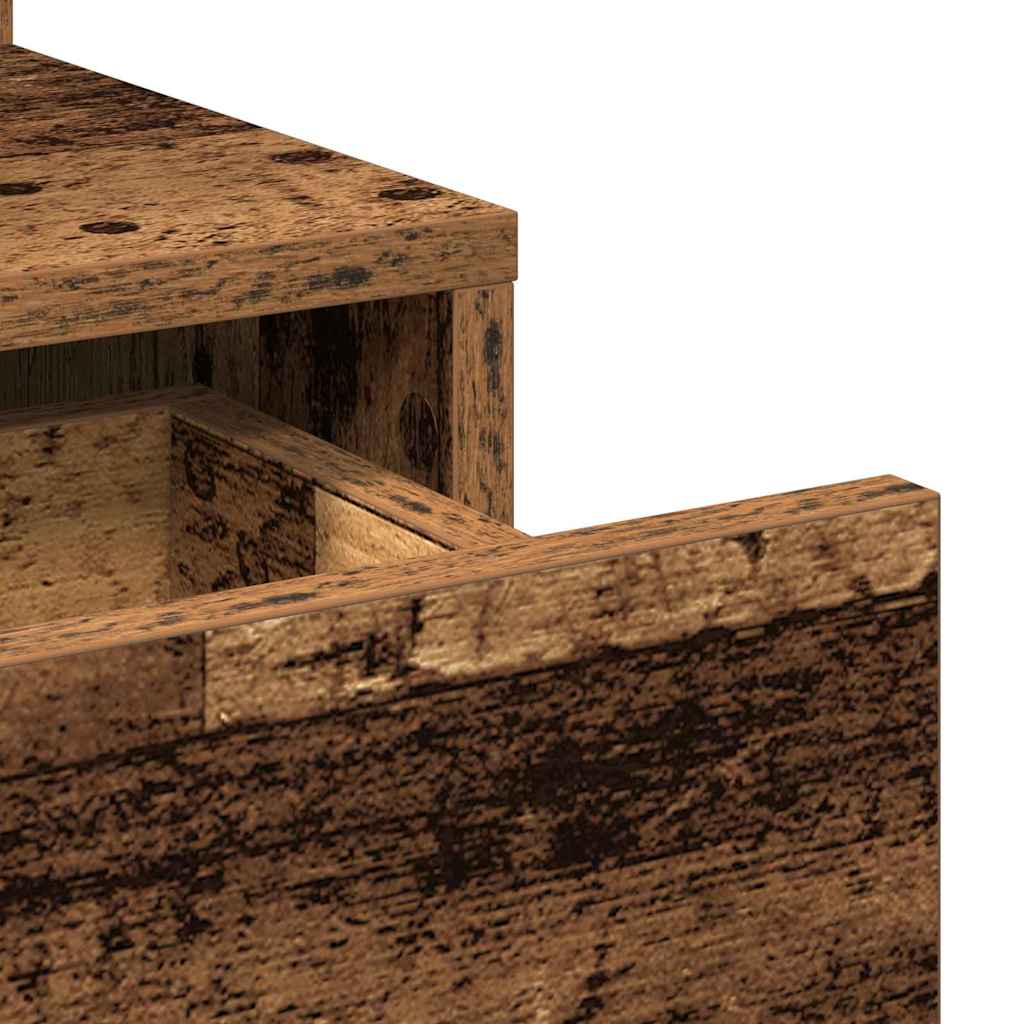 Plafondtafel met lade Oudhout 80 x 35 x 132 cm Bewerkt hout is nu te koop bij PeponiXL, paradijselijk wonen!