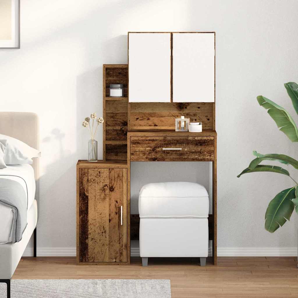 Plafondtafel met lade Oudhout 80 x 35 x 132 cm Bewerkt hout is nu te koop bij PeponiXL, paradijselijk wonen!