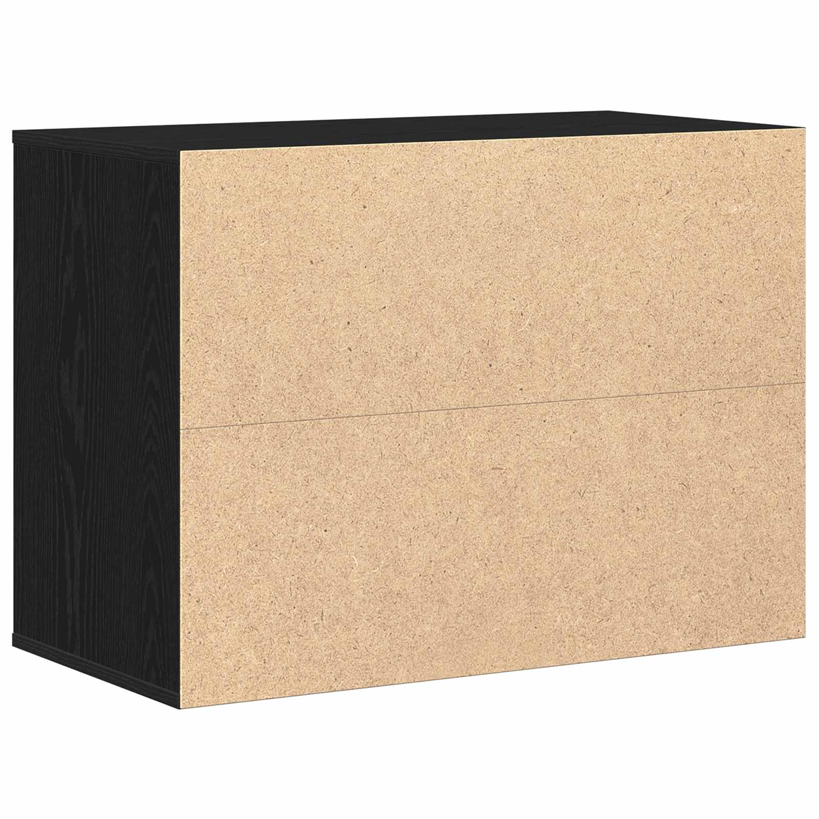 Ladenkast met lade Zwart 80 x 41 x 58 cm Bewerkt hout is nu te koop bij PeponiXL, paradijselijk wonen!