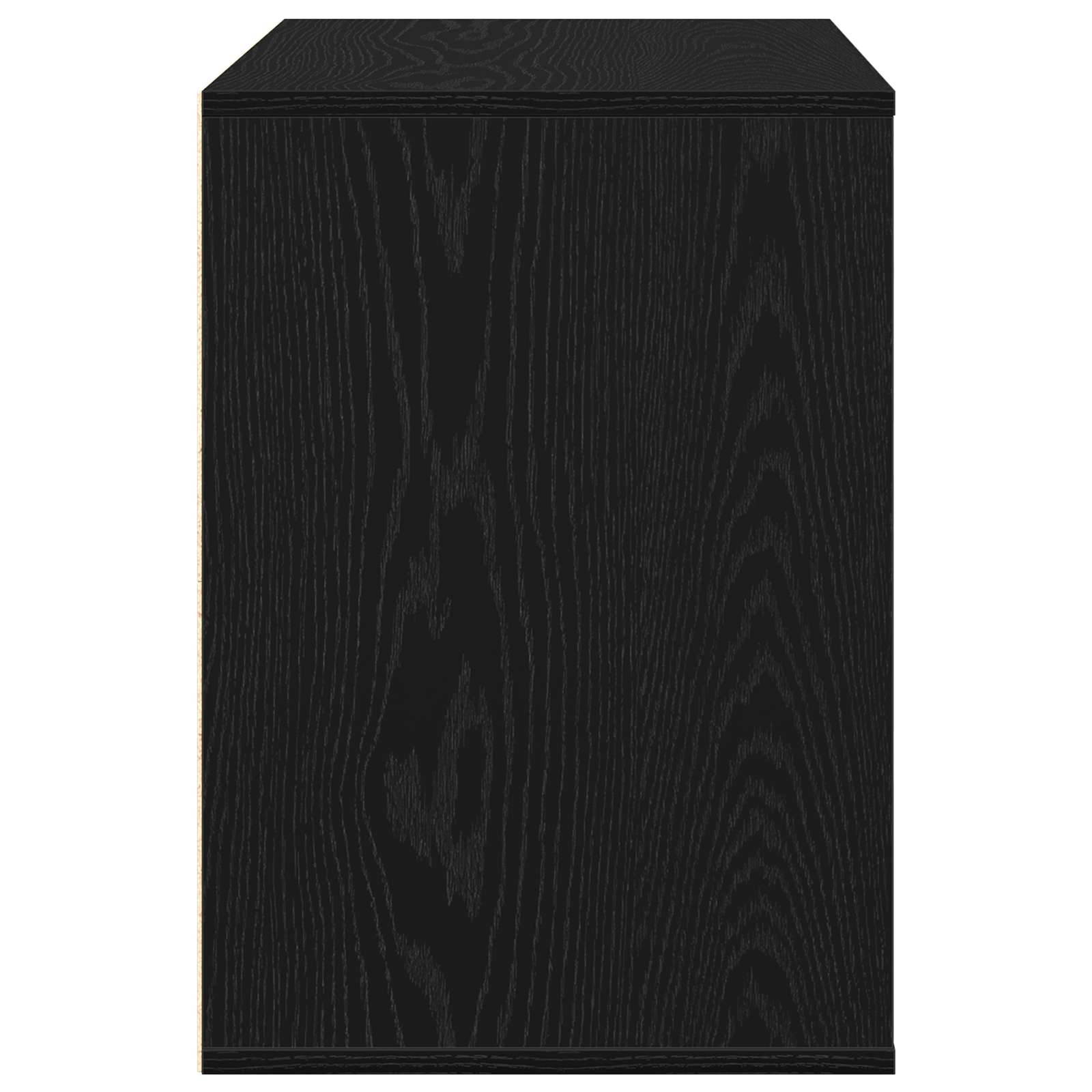 Ladenkast met lade Zwart 80 x 41 x 58 cm Bewerkt hout is nu te koop bij PeponiXL, paradijselijk wonen!