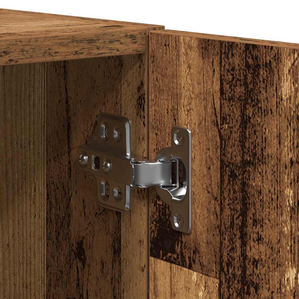 Wandkast Wandgemonteerd Oud hout 70 x 42.5 x 40 cm Bewerkt hout is nu te koop bij PeponiXL, paradijselijk wonen!