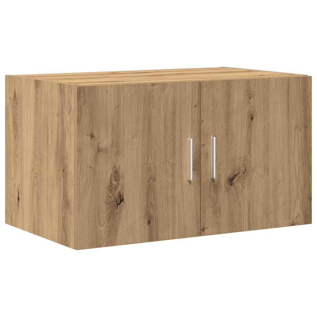 Wandkast artisanaal eikenkleurig 70 x 42.5 x 40 cm Bewerkt hout is nu te koop bij PeponiXL, paradijselijk wonen!