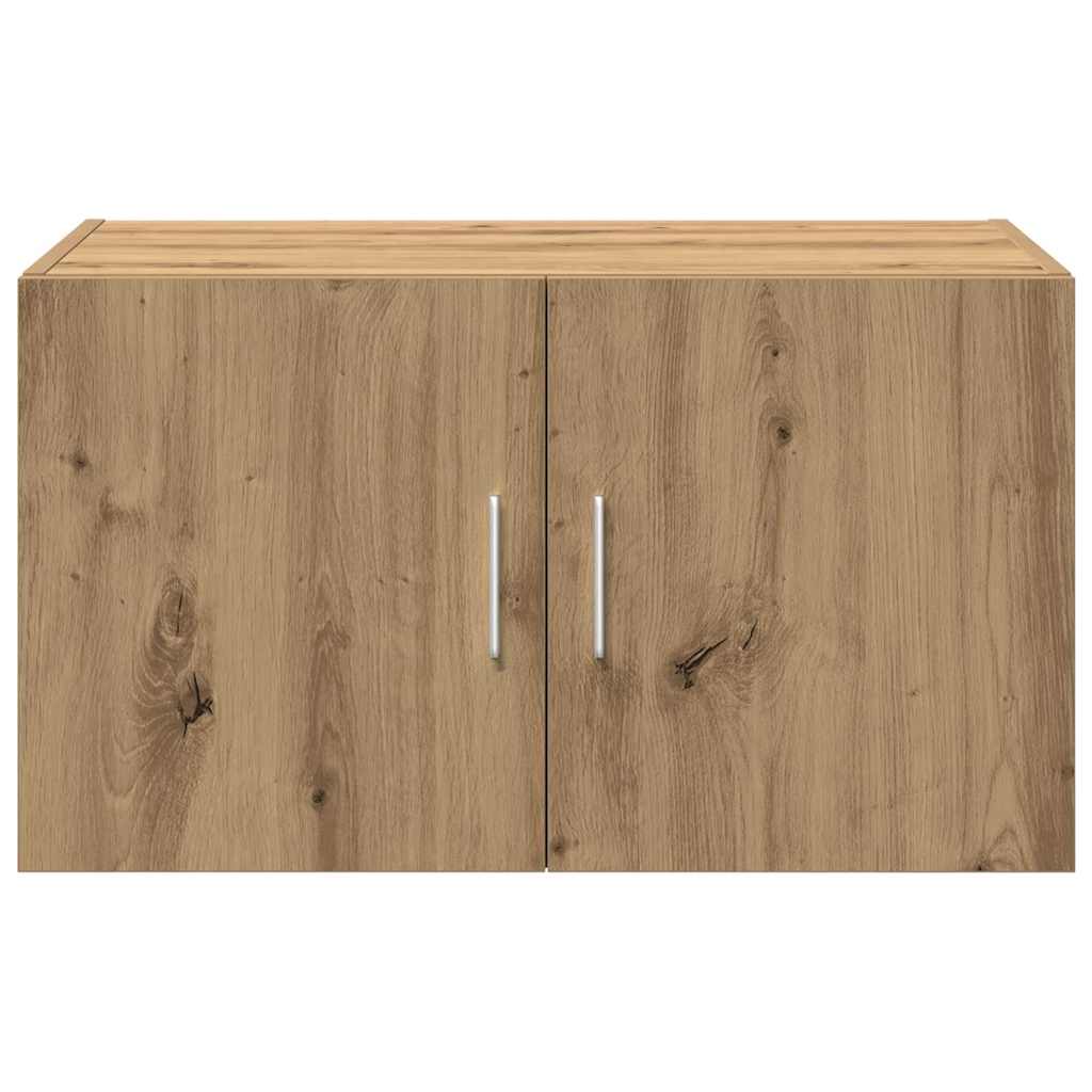 Wandkast artisanaal eikenkleurig 70 x 42.5 x 40 cm Bewerkt hout is nu te koop bij PeponiXL, paradijselijk wonen!