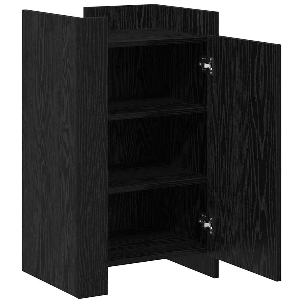 Dressoir Zwart Eiken 45 x 35 x 75 cm is nu te koop bij PeponiXL, paradijselijk wonen!