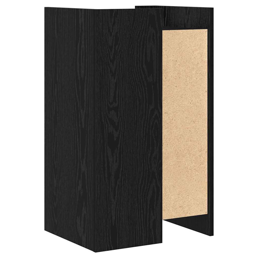 Dressoir Zwart Eiken 45 x 35 x 75 cm is nu te koop bij PeponiXL, paradijselijk wonen!