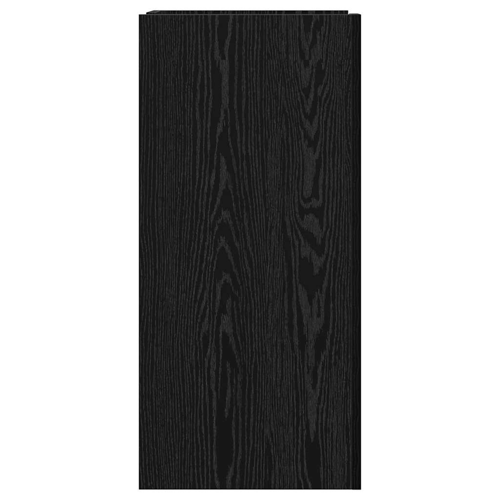 Dressoir Zwart Eiken 45 x 35 x 75 cm is nu te koop bij PeponiXL, paradijselijk wonen!