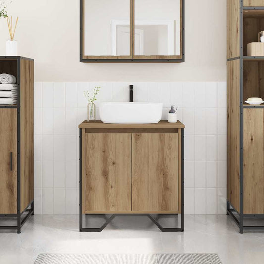 Badkamertenk te kast Artisan Eiken 60 x 35 x 60 cm Bewerkt hout is nu te koop bij PeponiXL, paradijselijk wonen!