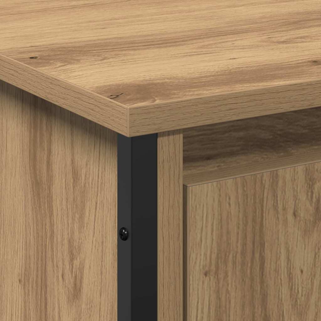 Badkamertenk te kast Artisan Eiken 91 x 35 x 60 cm Bewerkt hout is nu te koop bij PeponiXL, paradijselijk wonen!