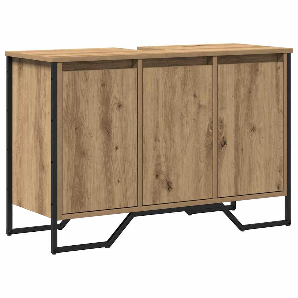 Badkamertenk te kast Artisan Eiken 91 x 35 x 60 cm Bewerkt hout is nu te koop bij PeponiXL, paradijselijk wonen!