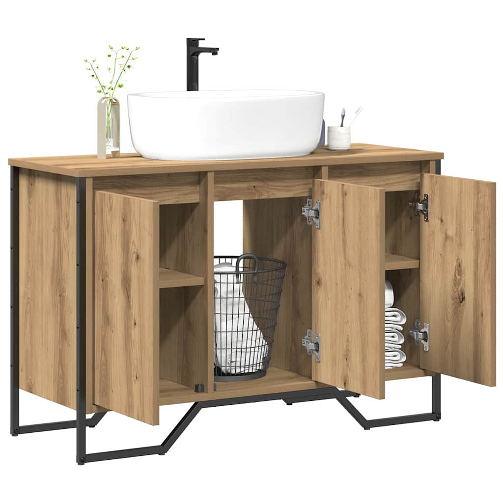 Badkamertenk te kast Artisan Eiken 91 x 35 x 60 cm Bewerkt hout is nu te koop bij PeponiXL, paradijselijk wonen!