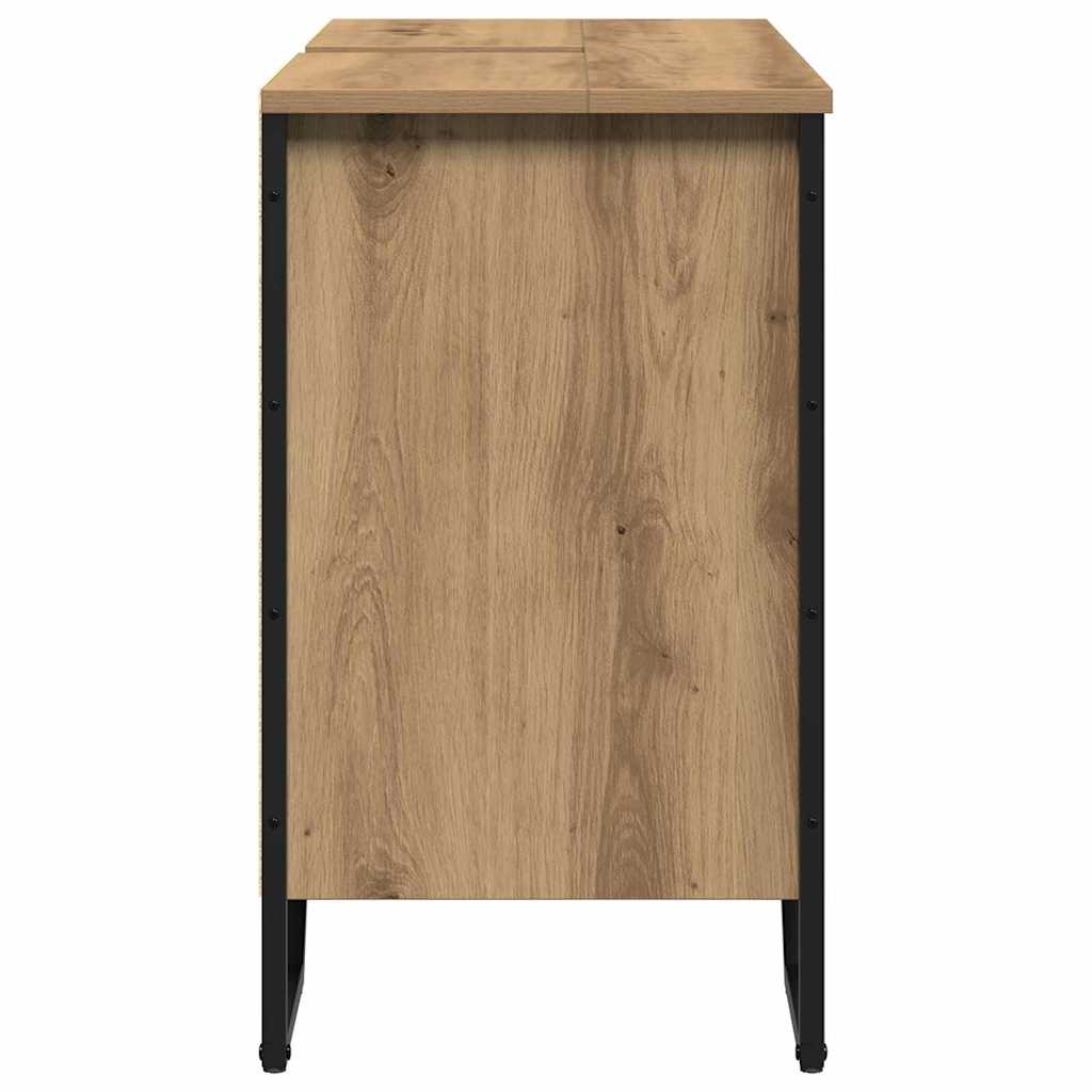 Badkamertenk te kast Artisan Eiken 91 x 35 x 60 cm Bewerkt hout is nu te koop bij PeponiXL, paradijselijk wonen!