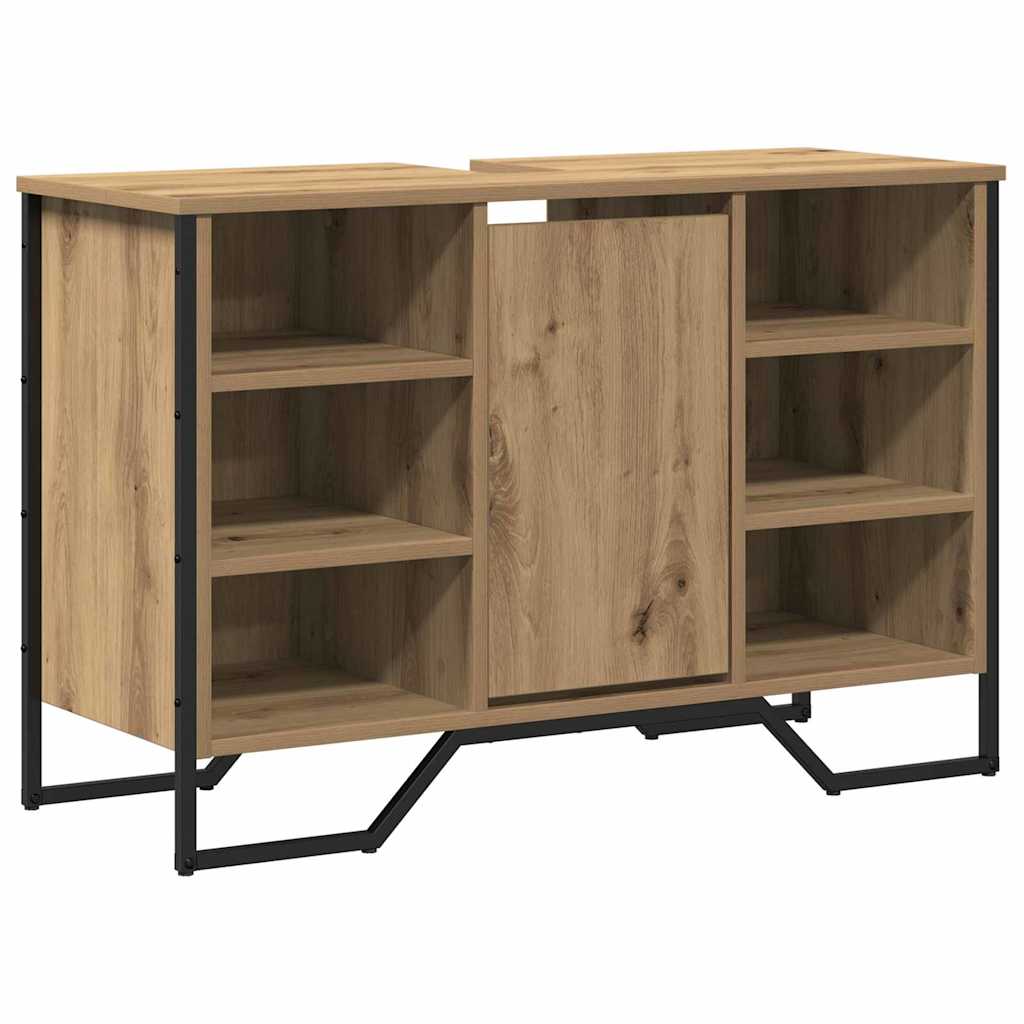 Badkamertenk te kast Artisan Eiken 91 x 35 x 60 cm Bewerkt hout is nu te koop bij PeponiXL, paradijselijk wonen!