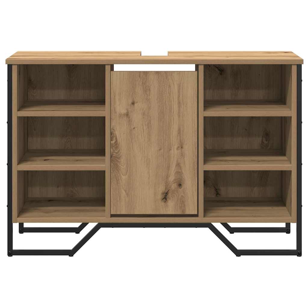 Badkamertenk te kast Artisan Eiken 91 x 35 x 60 cm Bewerkt hout is nu te koop bij PeponiXL, paradijselijk wonen!