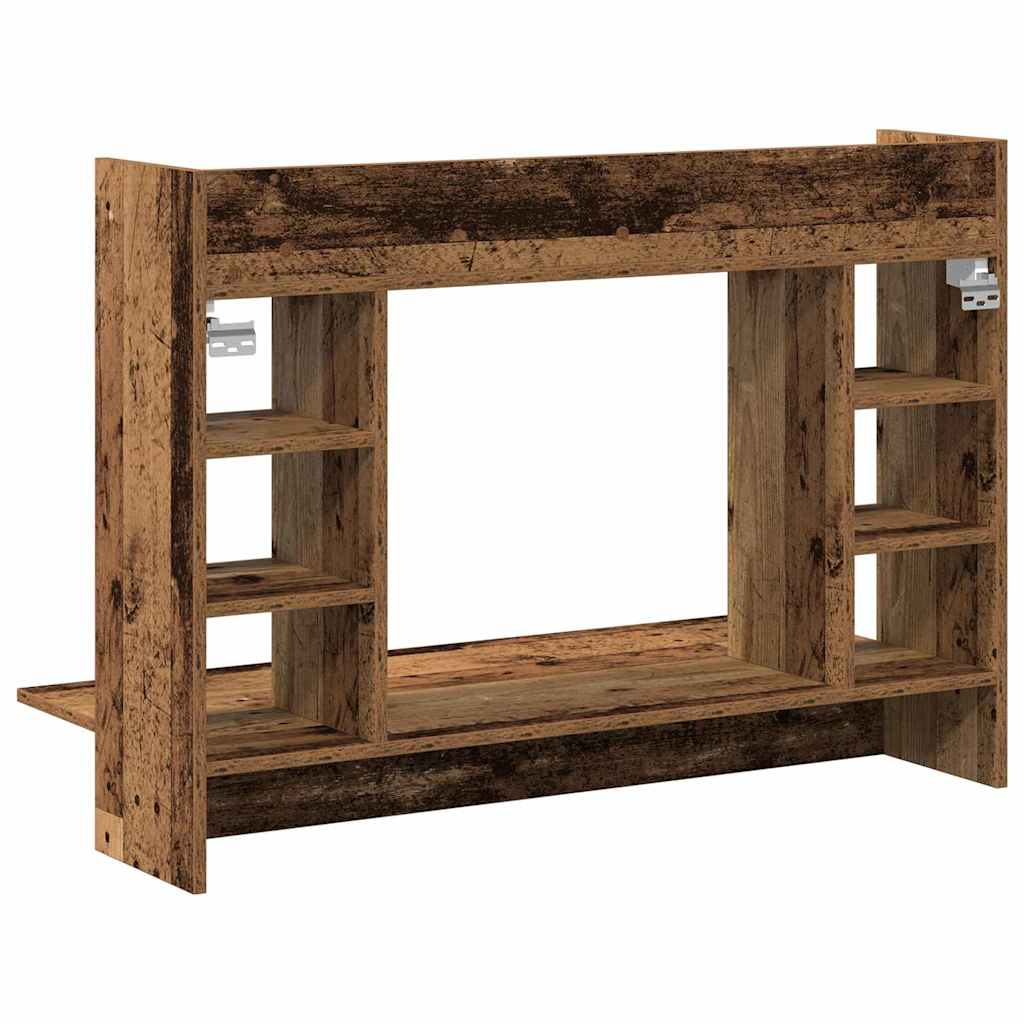 Aan de muur bevestigd bureau Oud hout 105 x 48 x 75 cm is nu te koop bij PeponiXL, paradijselijk wonen!