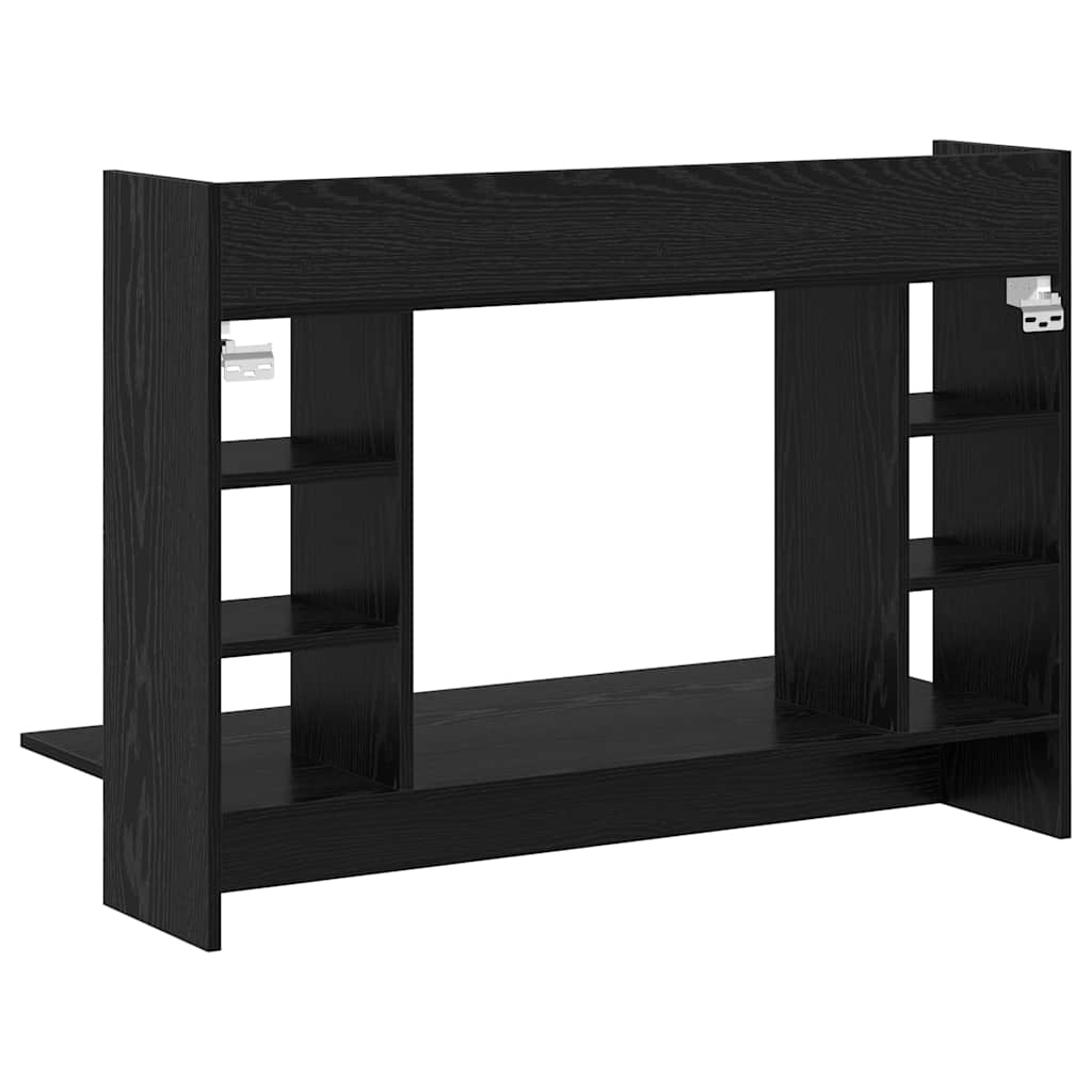 Aan de muur bevestigd bureau Zwart eiken 105 x 48 x 75 cm is nu te koop bij PeponiXL, paradijselijk wonen!