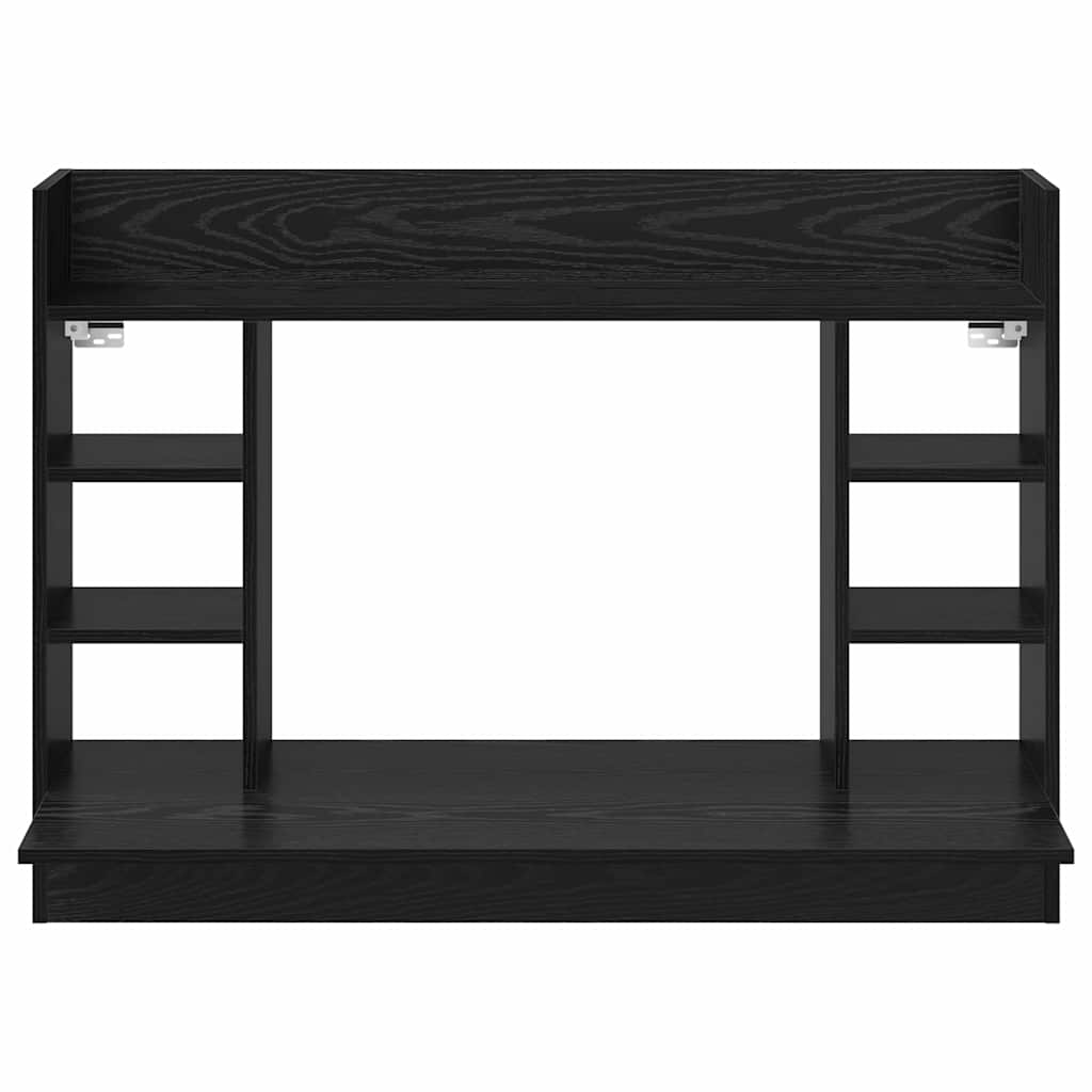 Aan de muur bevestigd bureau Zwart eiken 105 x 48 x 75 cm is nu te koop bij PeponiXL, paradijselijk wonen!