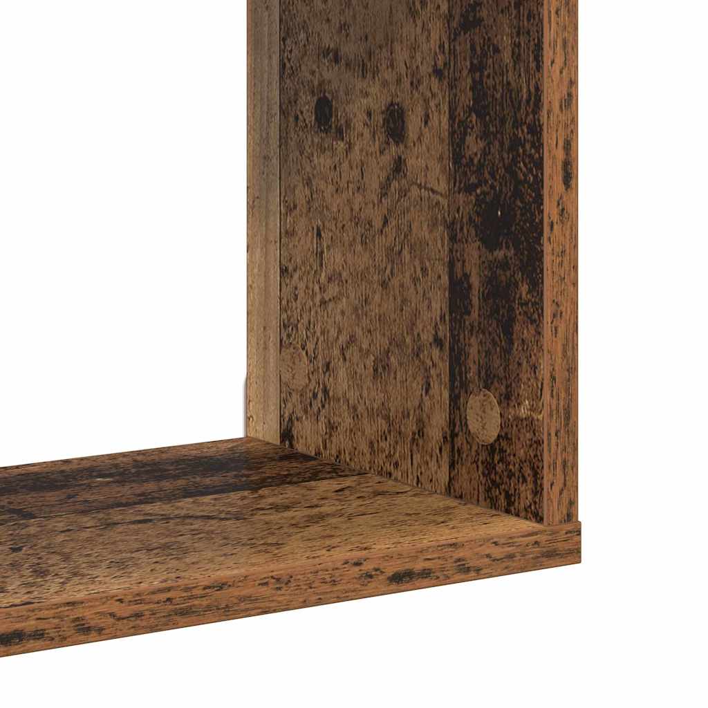 Wandplank met plank Wandgemonteerd Bruin Bewerkt hout is nu te koop bij PeponiXL, paradijselijk wonen!
