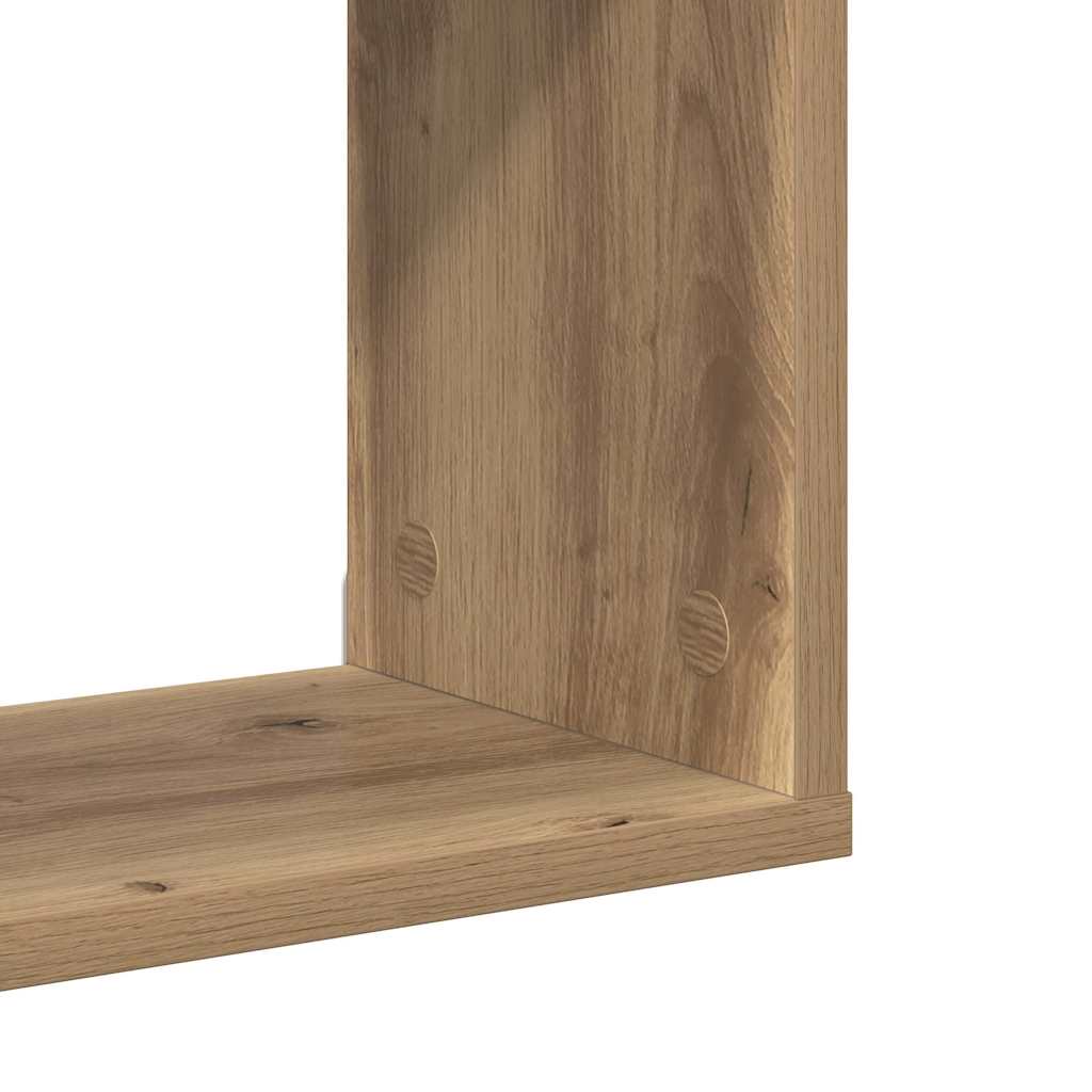 Wandplank met plank Wandgemonteerd Bruin Bewerkt hout is nu te koop bij PeponiXL, paradijselijk wonen!