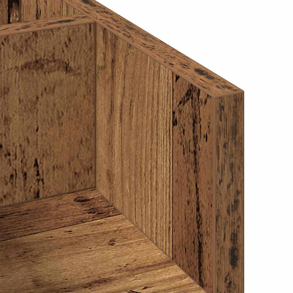 Bureau Organizer Oudhout 44,5 x 24 x 25 cm Bewerkt hout is nu te koop bij PeponiXL, paradijselijk wonen!