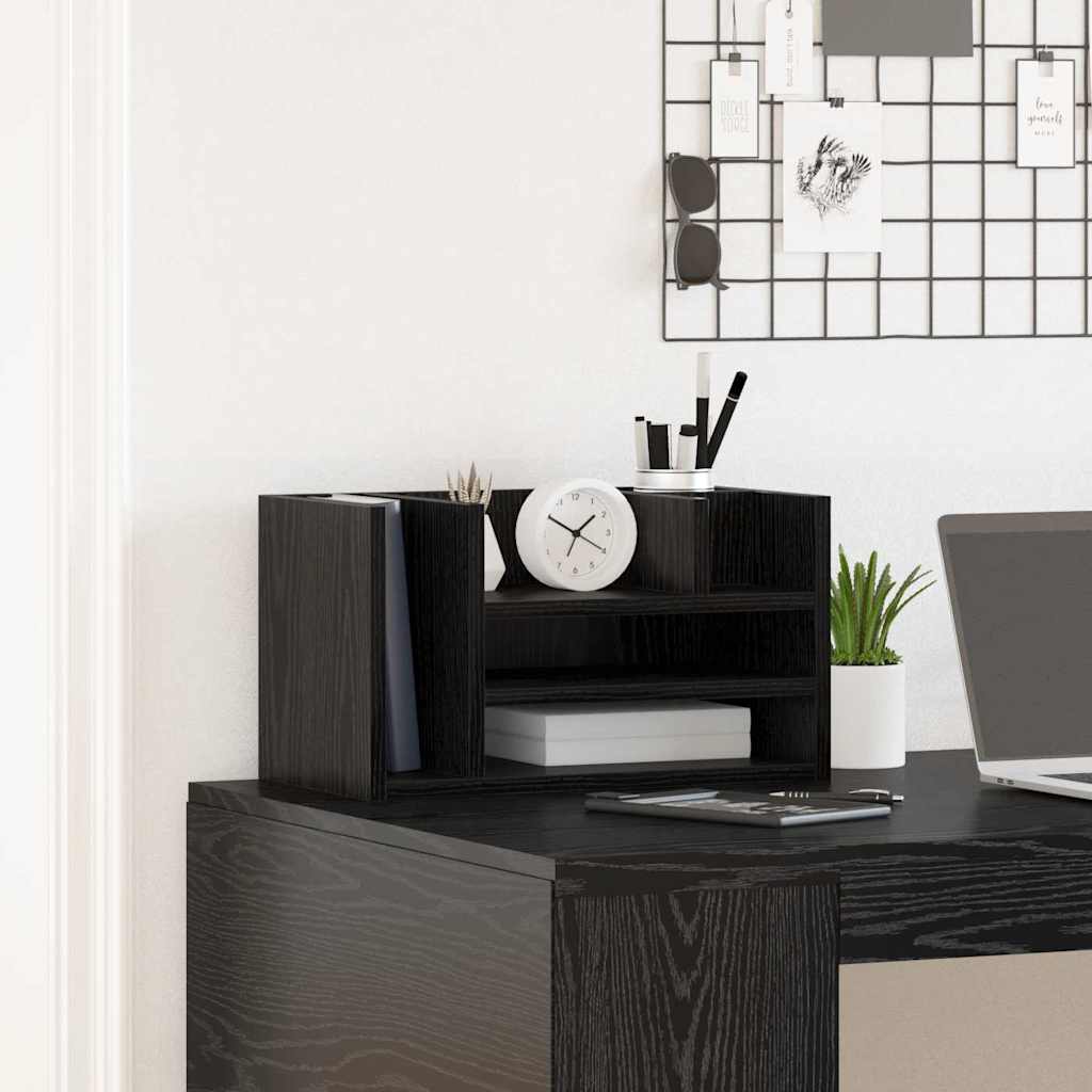Bureau Organizer Oudhout 44,5 x 24 x 25 cm Bewerkt hout is nu te koop bij PeponiXL, paradijselijk wonen!