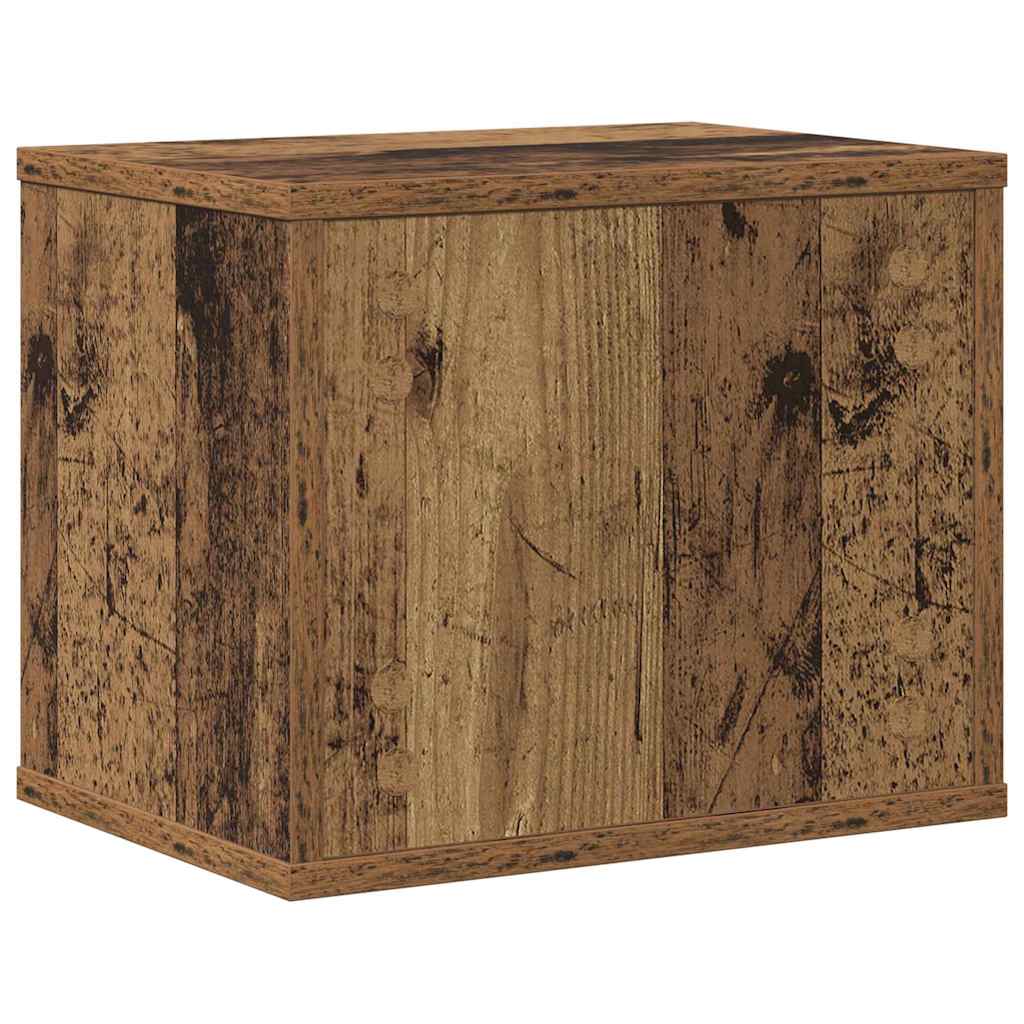 Bureau Organizer Oudhout 36 x 26 x 29,5 cm Bewerkt hout is nu te koop bij PeponiXL, paradijselijk wonen!