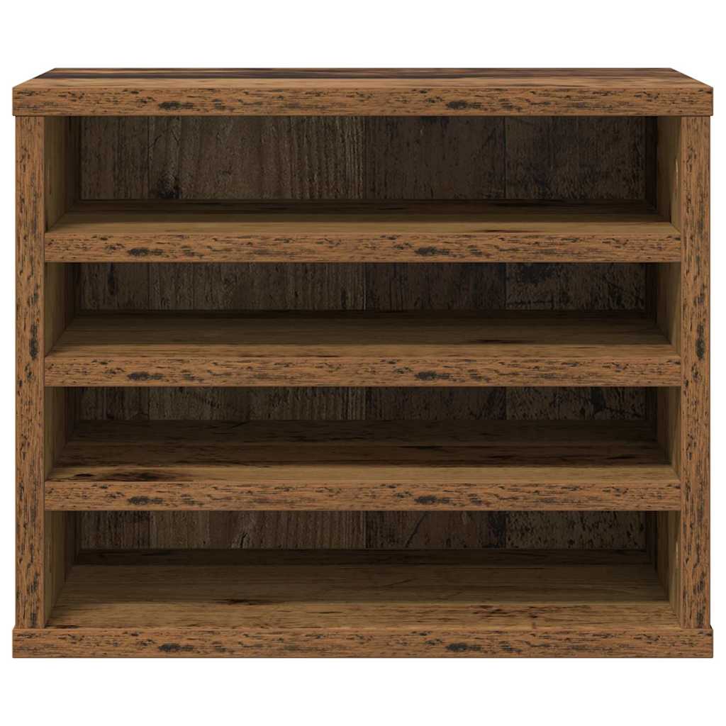 Bureau Organizer Oudhout 36 x 26 x 29,5 cm Bewerkt hout is nu te koop bij PeponiXL, paradijselijk wonen!
