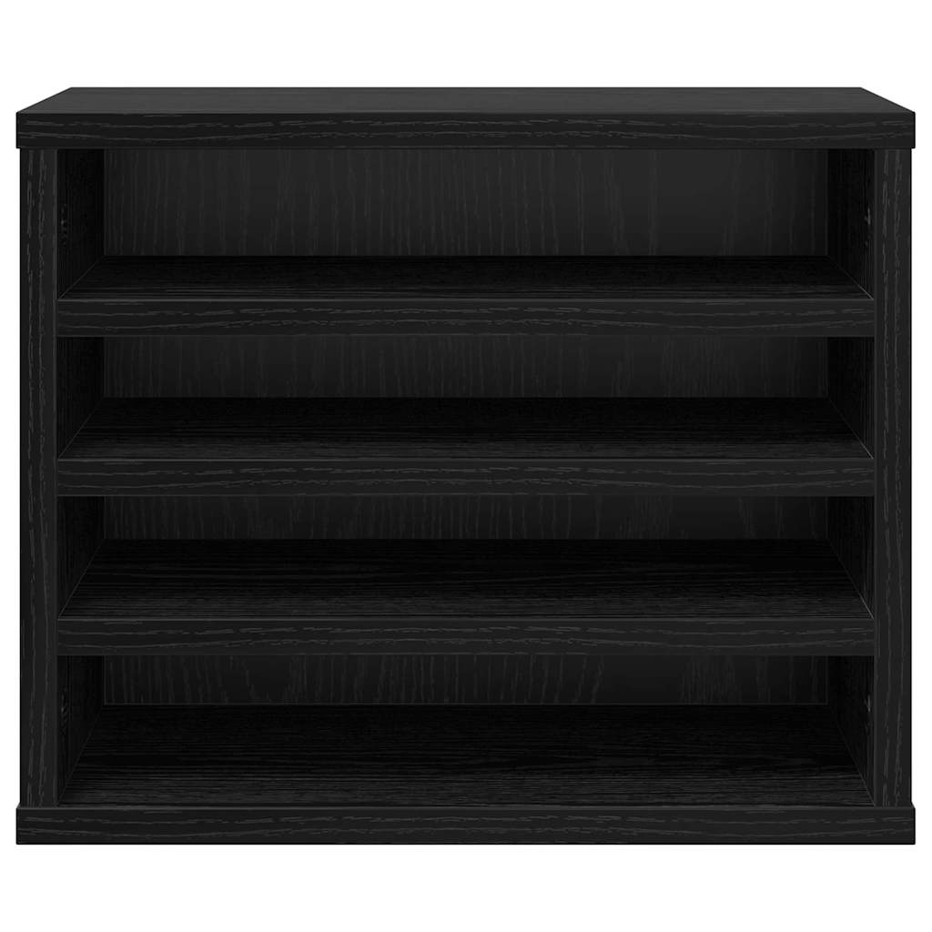 Bureau Organizer Zwart Eiken 36 x 26 x 29,5 cm Bewerkt hout is nu te koop bij PeponiXL, paradijselijk wonen!