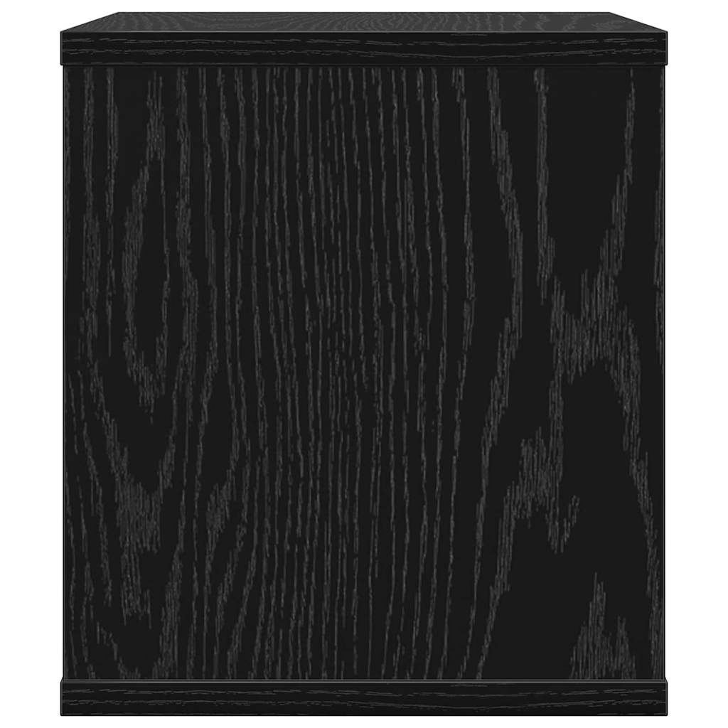 Bureau Organizer Zwart Eiken 36 x 26 x 29,5 cm Bewerkt hout is nu te koop bij PeponiXL, paradijselijk wonen!