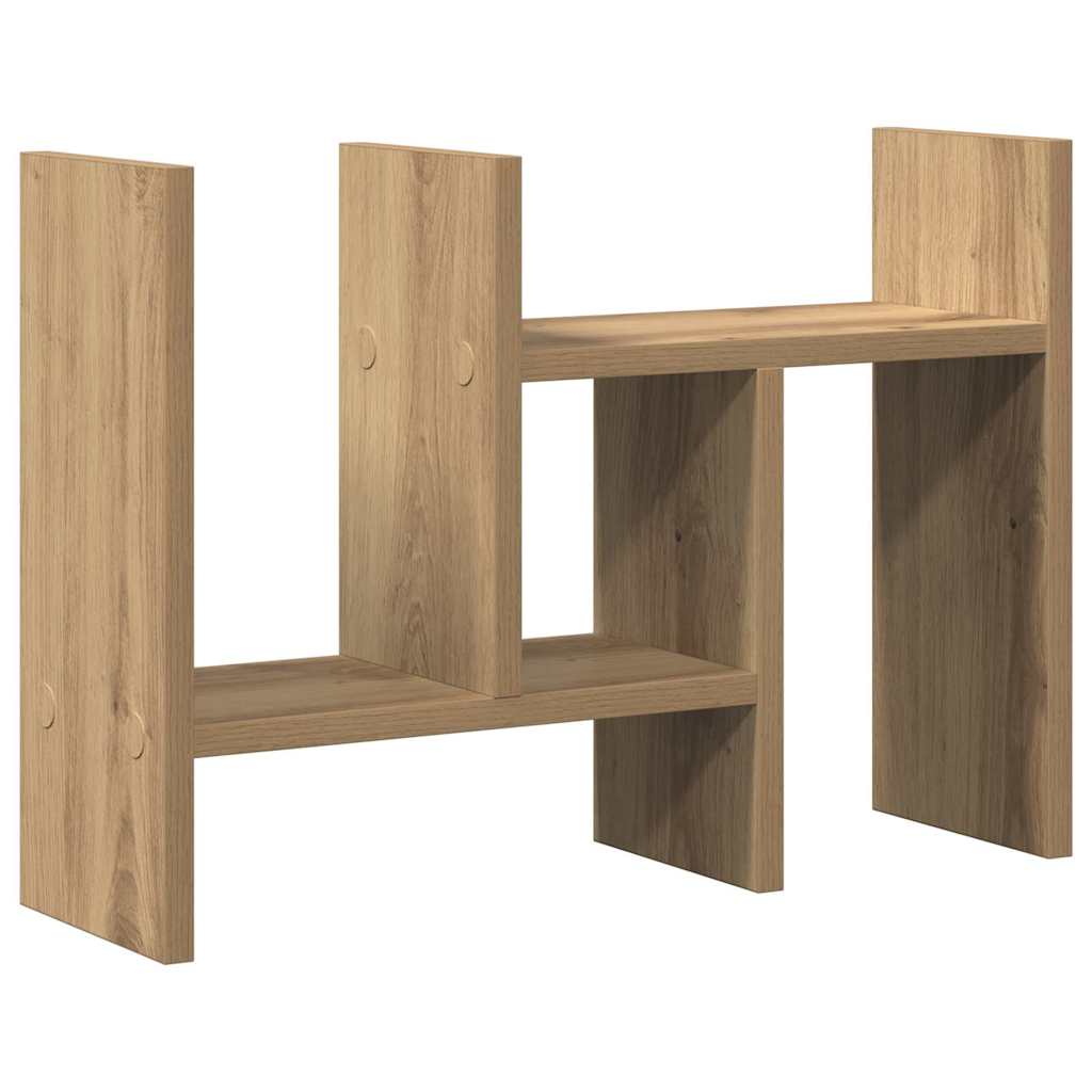 Bureau Organizer Artisan Eiken 50 x 15,5 x 35,5 cm Bewerkt hout is nu te koop bij PeponiXL, paradijselijk wonen!