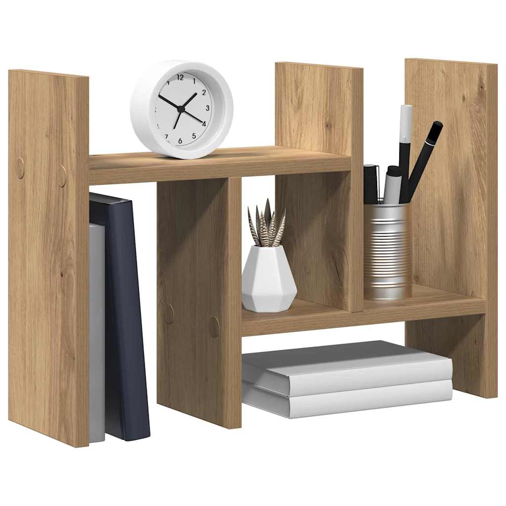 Bureau Organizer Artisan Eiken 50 x 15,5 x 35,5 cm Bewerkt hout is nu te koop bij PeponiXL, paradijselijk wonen!