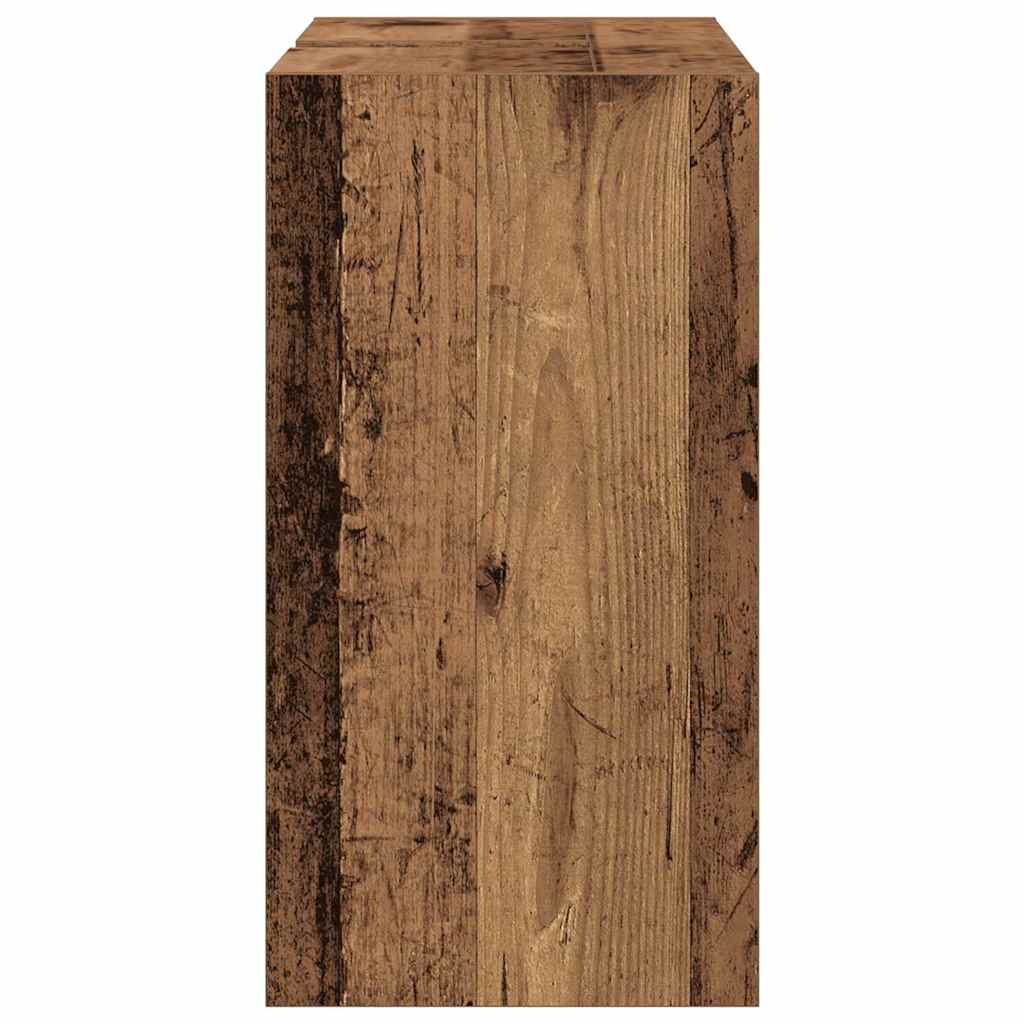 Badkamer Kast met opslag Oud Hout 63 x 29 x 55 cm Bewerkt hout is nu te koop bij PeponiXL, paradijselijk wonen!