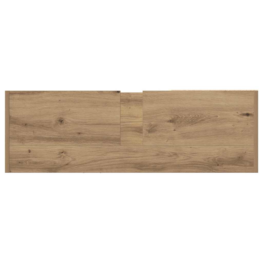 Badkamerkast Artisan Eiken 90 x 29 x 55 cm Bewerkt hout is nu te koop bij PeponiXL, paradijselijk wonen!