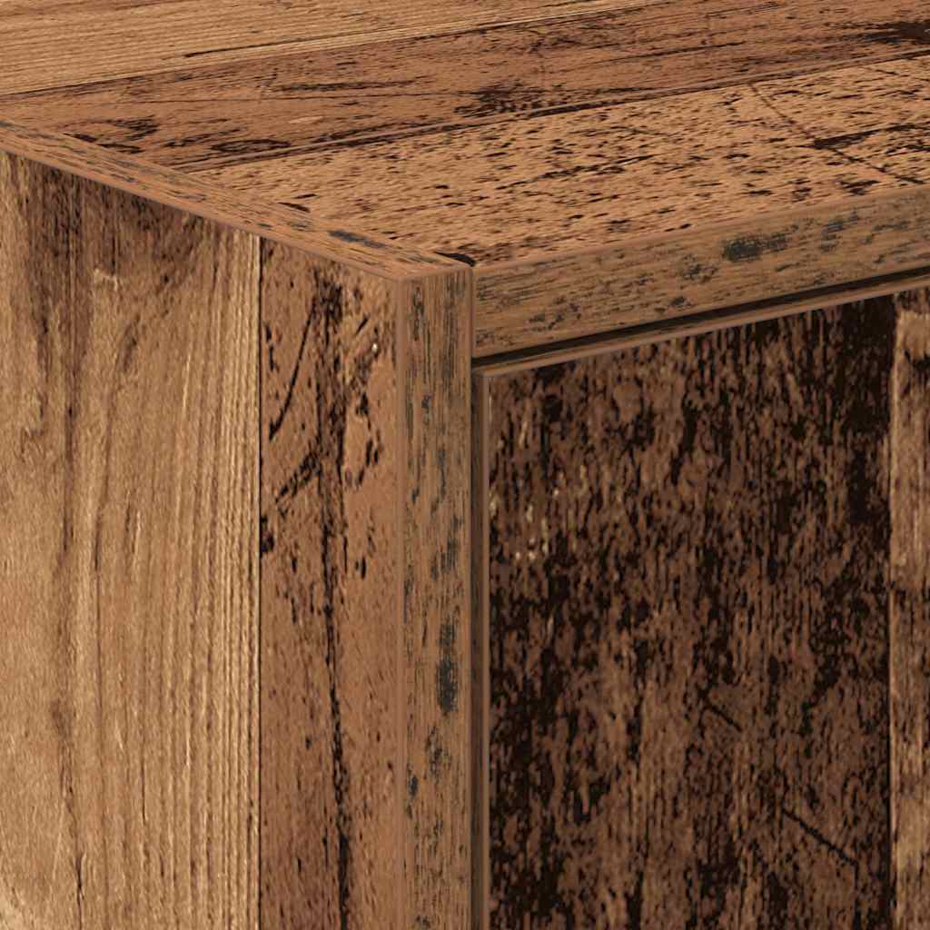 Badkamerkast met plank Oud Hout 63 x 29 x 55 cm Bewerkt hout is nu te koop bij PeponiXL, paradijselijk wonen!