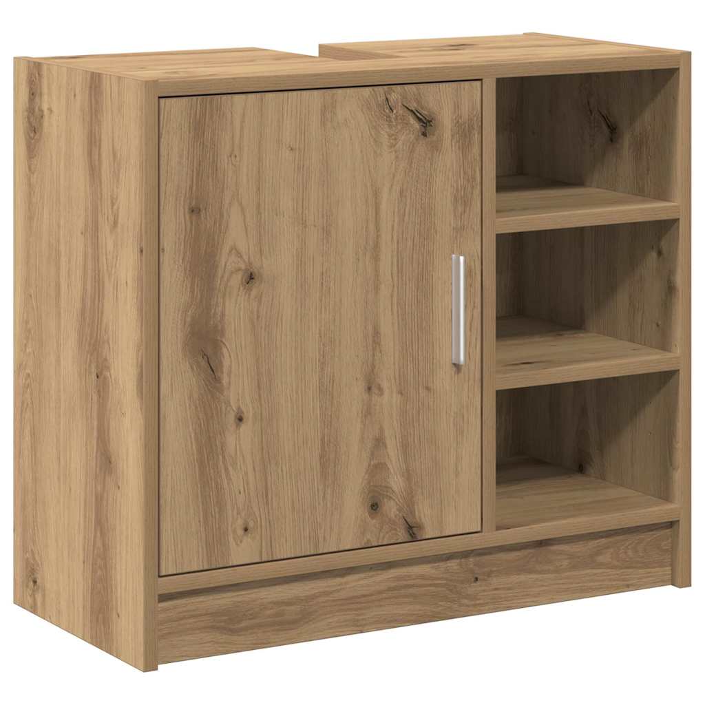 Badkamerkast Artisan Eiken 63 x 29 x 55 cm Bewerkt hout is nu te koop bij PeponiXL, paradijselijk wonen!
