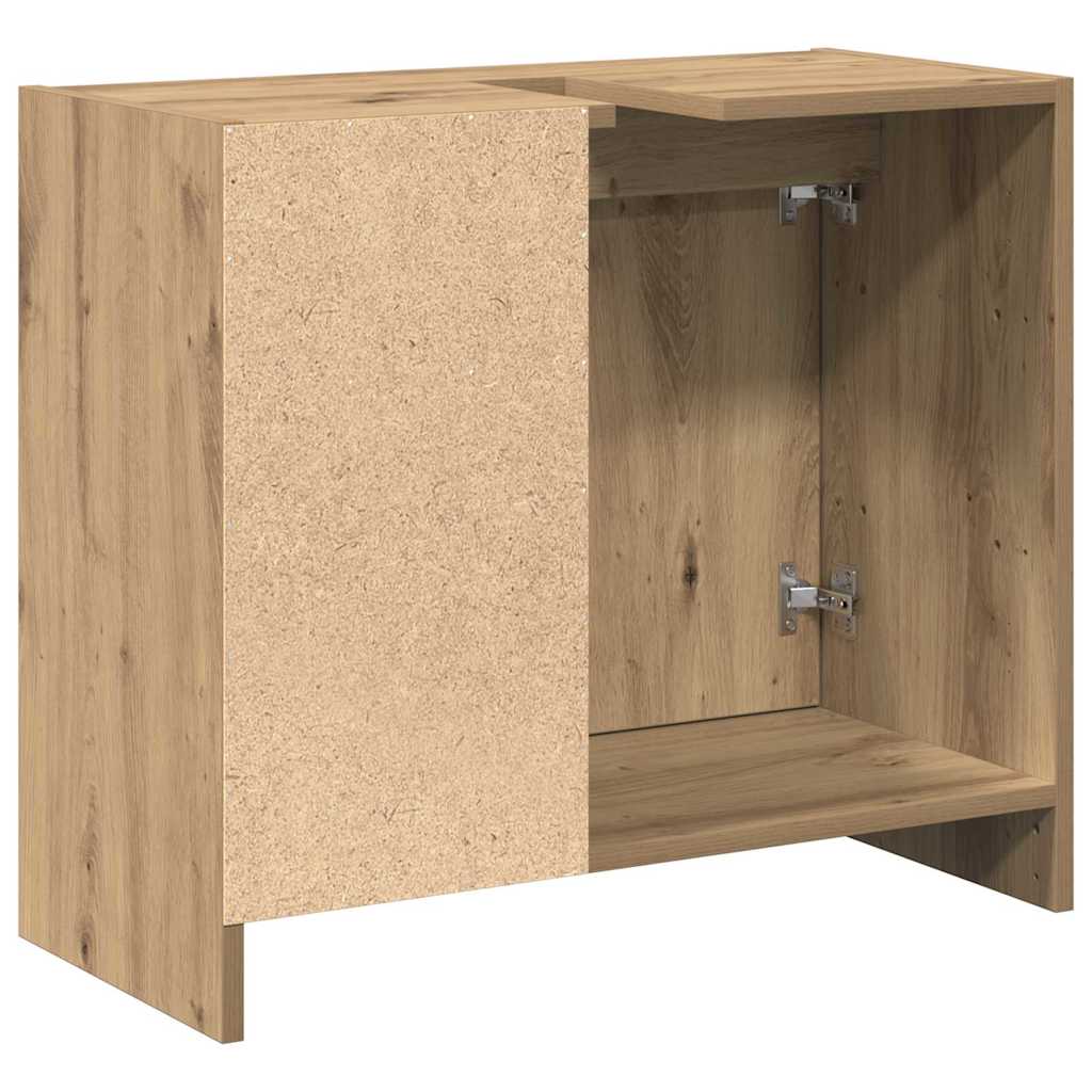 Badkamerkast Artisan Eiken 63 x 29 x 55 cm Bewerkt hout is nu te koop bij PeponiXL, paradijselijk wonen!