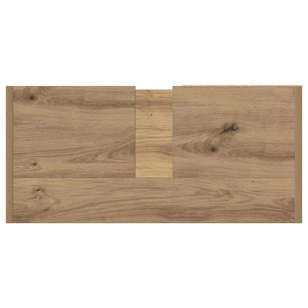Badkamerkast Artisan Eiken 63 x 29 x 55 cm Bewerkt hout is nu te koop bij PeponiXL, paradijselijk wonen!