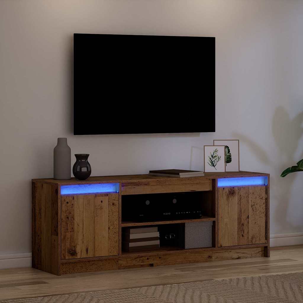 TV Eenheden Bruin 139,5 x 34 x 50 cm Bewerkt hout is nu te koop bij PeponiXL, paradijselijk wonen!