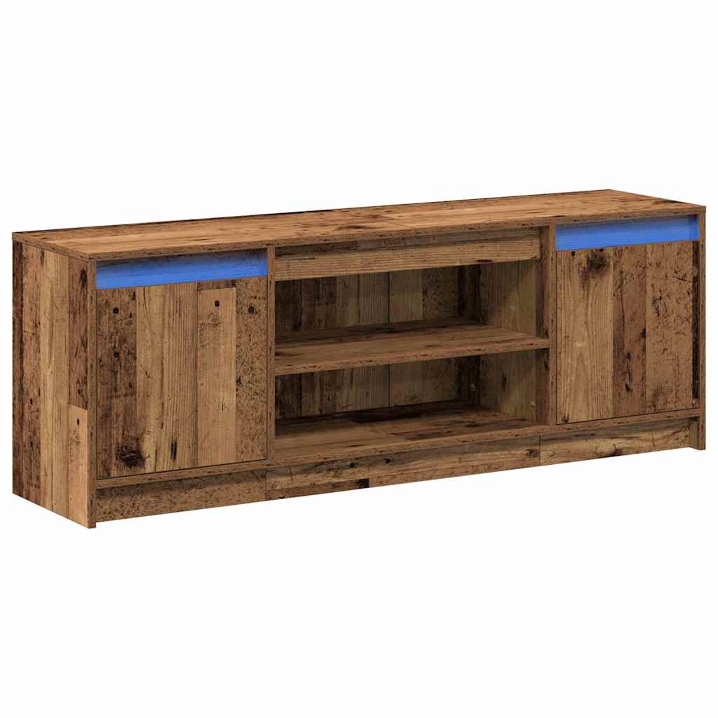 TV Eenheden Bruin 139,5 x 34 x 50 cm Bewerkt hout is nu te koop bij PeponiXL, paradijselijk wonen!