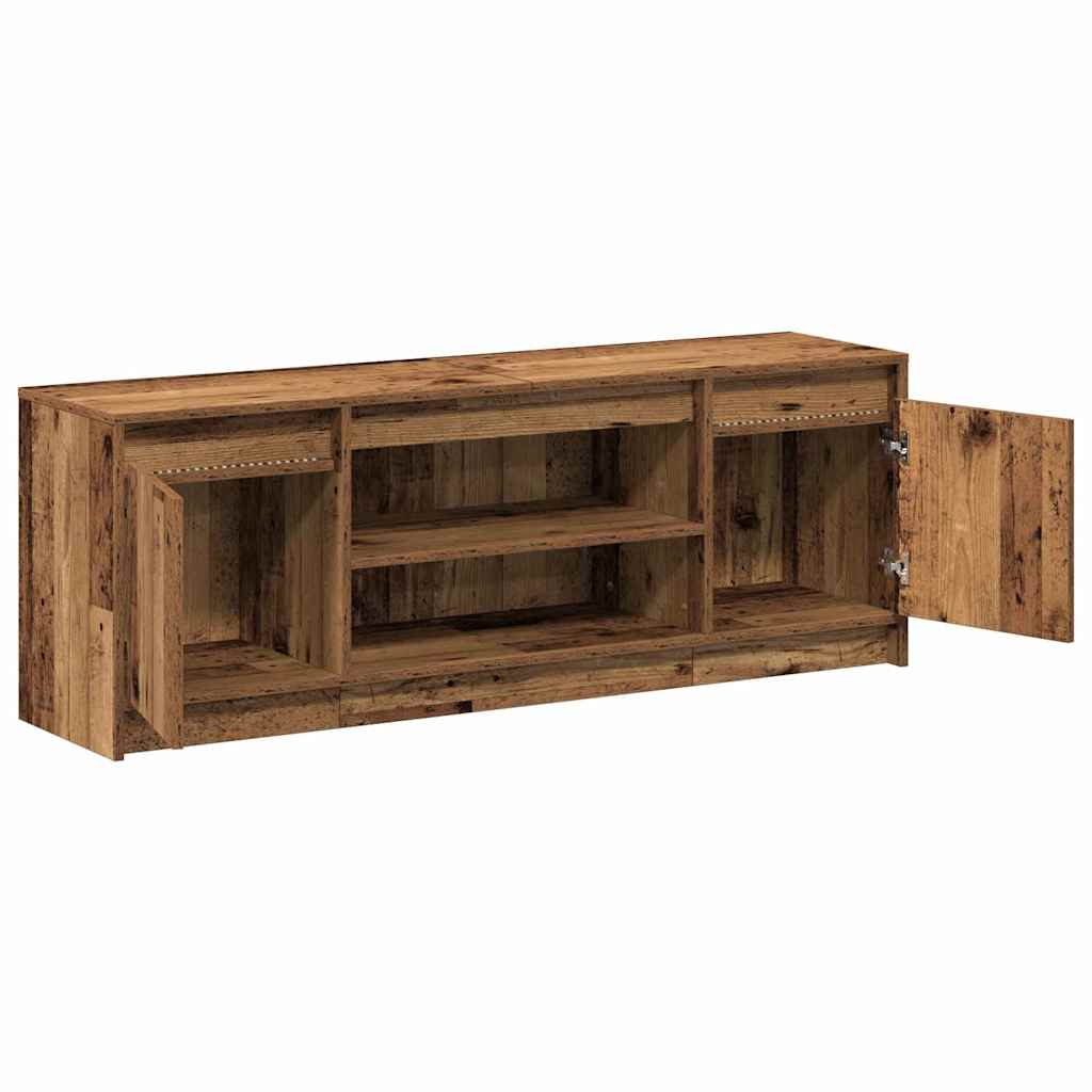 TV Eenheden Bruin 139,5 x 34 x 50 cm Bewerkt hout is nu te koop bij PeponiXL, paradijselijk wonen!