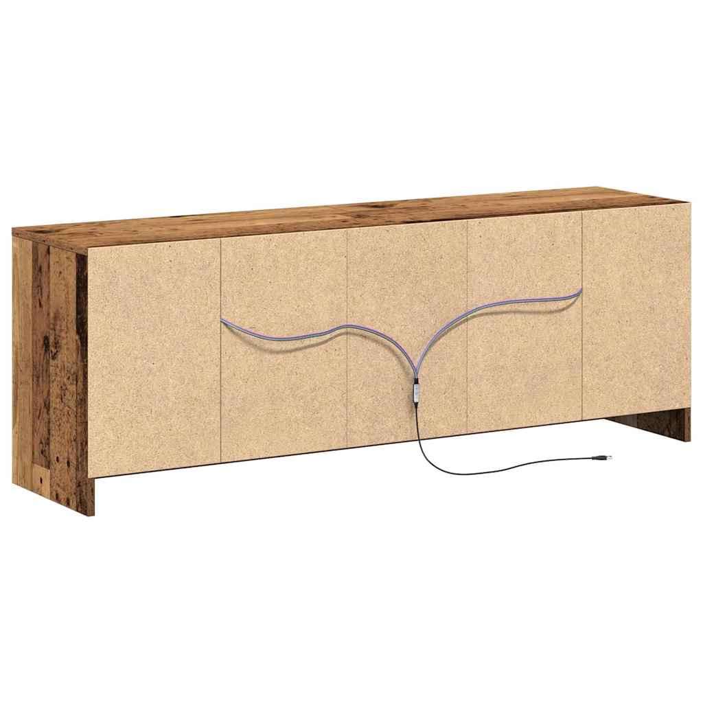 TV Eenheden Bruin 139,5 x 34 x 50 cm Bewerkt hout is nu te koop bij PeponiXL, paradijselijk wonen!