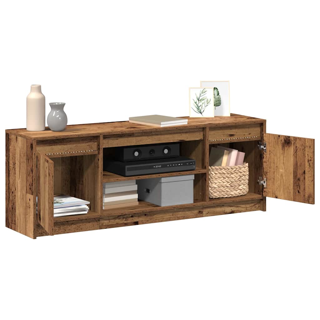 TV Eenheden Bruin 139,5 x 34 x 50 cm Bewerkt hout is nu te koop bij PeponiXL, paradijselijk wonen!
