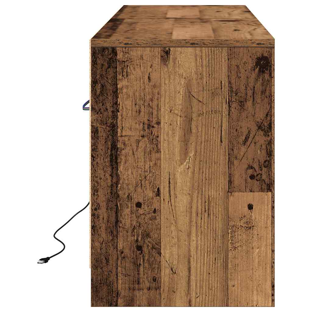 TV Eenheden Bruin 139,5 x 34 x 50 cm Bewerkt hout is nu te koop bij PeponiXL, paradijselijk wonen!
